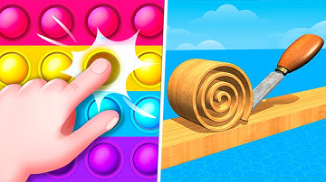 ▶️ Spiral Roll 🆚 Pop Us! ASMR GAMEPLAY | All Levels iOS,Android Gaming Pro Walkthrough Mobile Game