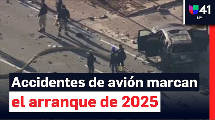 Sólo en 2025, van 85 muertos en accidentes aéreos