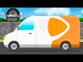 Mail van formation  more animated car washs for children