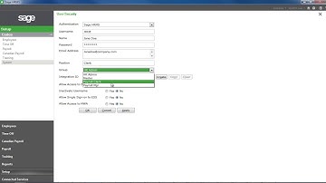 How to add a Sage HRMS user to an existing security Group