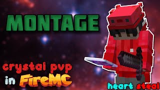 Crystal pvp Montage in fire mc 'heart steal' @PSD1 's server #firemc #cpvp