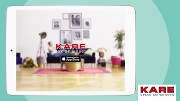 KARE Room Designer App - Insert KARE products into your surrounding (AR) Tutorial – German