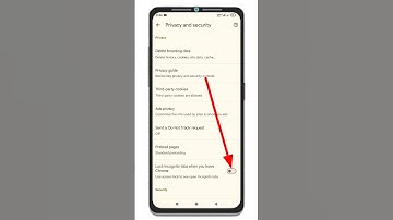 Easily Lock your Chrome Incognito season on Android 2025 #shorts