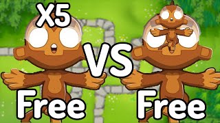 5 Free Dart Monkeys VS. Free Free Dart Monkey screenshot 2