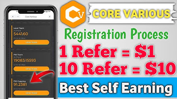 Core Various Registration Process | How To Join Core Various | Token Pocket Wallet Kaise Banaye