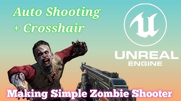 (हिन्दी)Making Simple Zombie Shooter(Auto Shooting + Crosshair) @UnrealEngine @iamsince1998