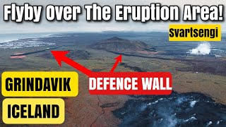 An Eruption Can Occur At Any Moment! Drone Flight Over The Eruption Area! Defense Walls! Jan13, 2024 by Traveller In The Whole World 33,051 views 4 months ago 9 minutes, 59 seconds