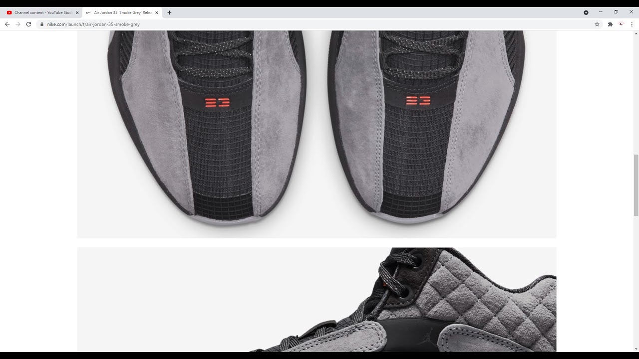 Air Jordan 35 Smoke Grey Release Date Youtube