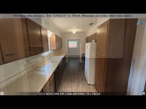 5215 NEWCOME DR, San Antonio, TX home video tour