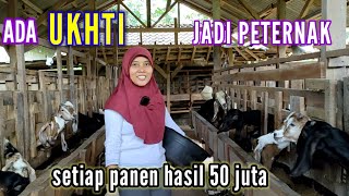 WANITA MUDA SUKSES TERNAK KAMBING SETIAP JUAL UNTUNG 50 JUTA