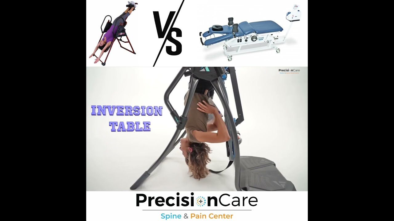 Inversion Table VS Spinal Decompression