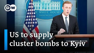 The US approved controversial cluster munitions for Ukraine | DW News The United States confirmed that it will send cluster munitions to Ukraine to help its military push back Russian forces entrenched ..., From YouTubeVideos