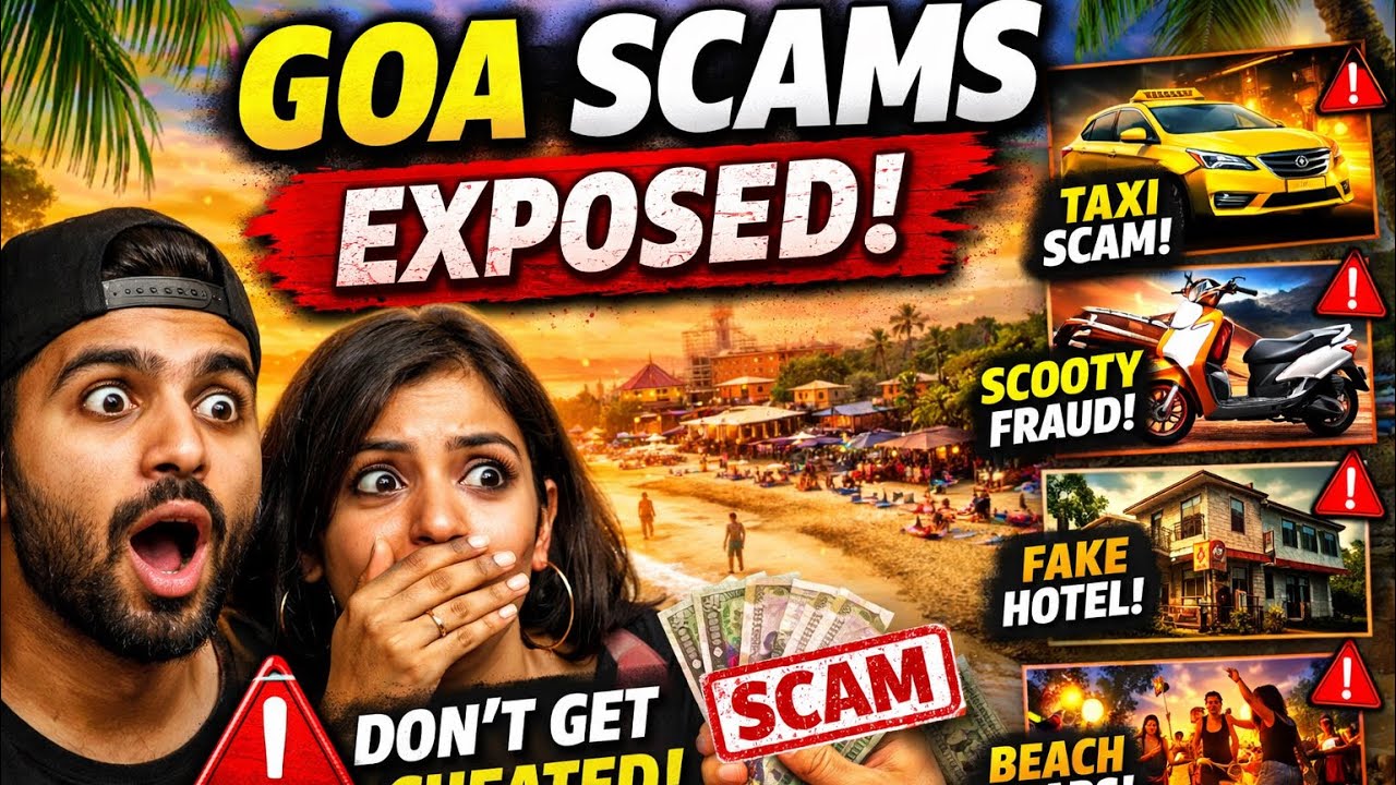 Goa Scams Exposed 😱 | Taxi, Hotel, Scooty & Beach Scams | BitesandBackpacks