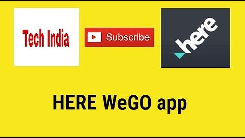 HERE WeGo app free navigation