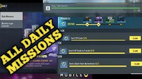 SEND A QUICK TEAM UP INVITATION SEND 5 XP CARDS TO FRIENDS USE 5 XP CARDS PLAY 1 BR MATCH DAILY MISS