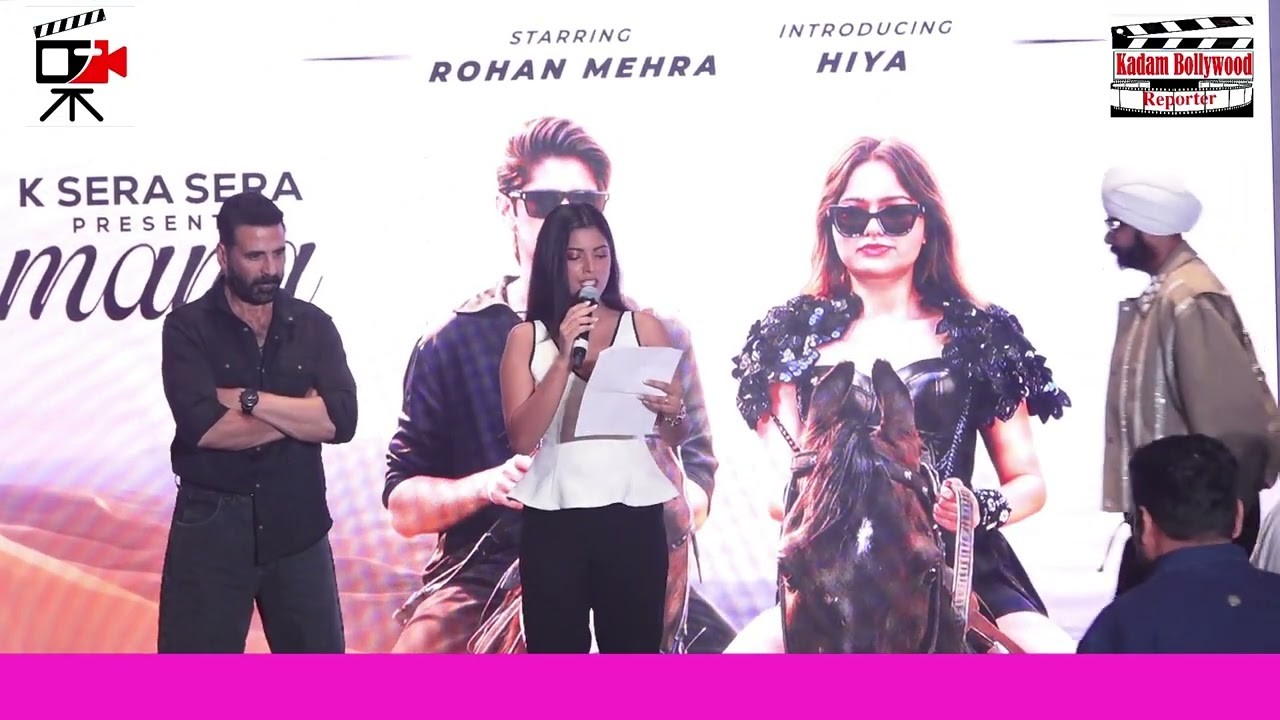 Grand Song Launch Of Sharmana with Akshay Kumar | Rohan Mehra | Hiya | K Sera Sera Virtual  kadam