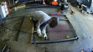Building a custom homemade landscape trailer from scratch. Part 2