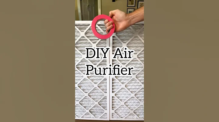 🙌 Attach an air filter to a box fan to make a DIY room air purifier in a pinch!