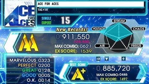 -DDR A20- ACE FOR ACES EXPERT SINGLE *2 MISS