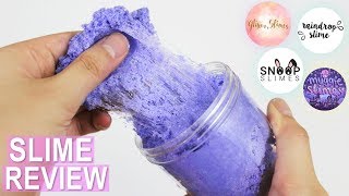 Slime Package Review From FAMOUS SLIME SHOPS! FIRST TIME BUYING SLIME EVER?! WERE THEY WORTH IT?