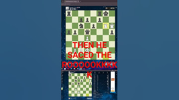 SACRIFICING THE ROOK FOR DRAWING A LOSING GAME #chess #chesscom  #chessgame