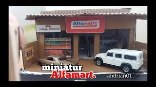 miniatur alfamart|simpel dan lengkap|