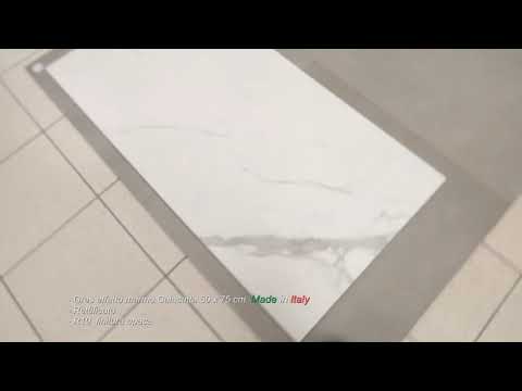 Pavimento elegante moderno grande formato - Gres effetto marmo Calacatta150 x 75