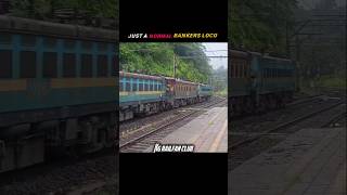 ⚡&quot;Banker Locomotive Assisting WAG-12 on Freight Operations&quot;🔥
