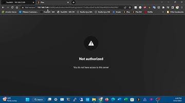 TrueNAS Core Plex not authorized issue fix