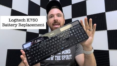 Replacing Battery in the Logitech K750 Solar Keyboard (Step by Step)