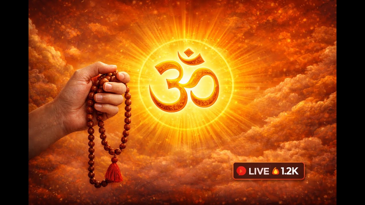🔴 LIVE Om Jaap | ॐ मंत्र जाप | Om Chanting Live | Peace • Meditation • Positive Energy
