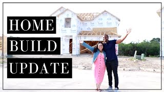 HOUSE BUILD UPDATE! | WE HAVE A STAIRCASE & WRITING SCRIPTURES | HOUSE UPDATE #5