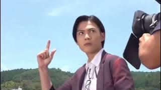 Behind-the-scenes clip from the filming of Kamen Rider Geats.