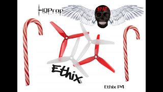 ETHIX P4 PROPS CANDY CANE SPECIAL MAIDEN & FIRST IMPRESSION #FPVfreestyle #Ethix #Drone