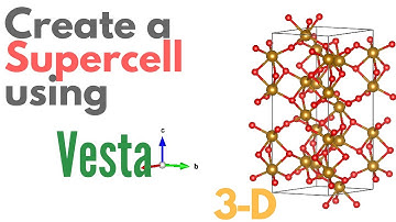 Create a SUPER-CELL using VESTA - [TUTORIAL #4]