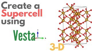 Create a SUPER-CELL using VESTA - [TUTORIAL #4] screenshot 3