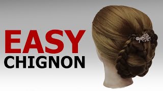 Easy chignon