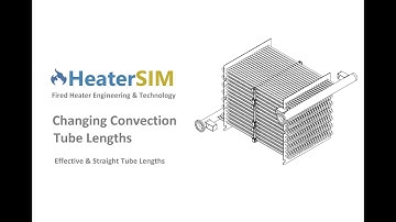HeaterSIM - How to change Convection Tube Length in Fired Heaters