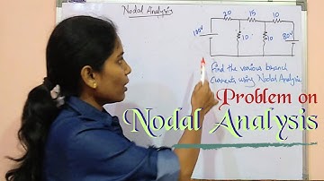 Problem on Nodal Analysis | DC Networks | Basic Electrical Engineering |BIT Durg |CSVTU