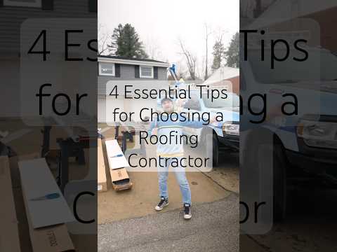 how to choose a roofing contractor