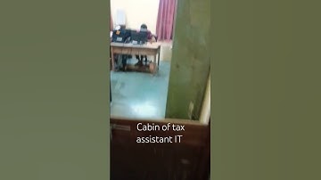 Cabin of  tax Assistant #incometax #ssccgl #Zcity