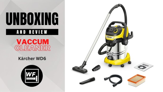 How to Extract Dust with Karcher WD6 Wet and Dry Vacuum