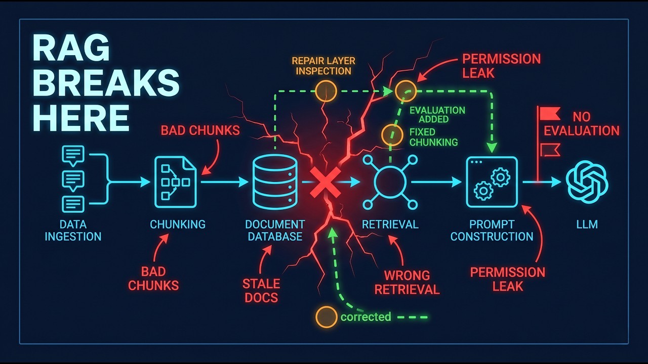 Why RAG Fails in Production: The Hidden Problems - YouTube