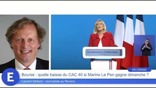 Bourse : quelle baisse du CAC 40 si Marine Le Pen gagne dimanche ?
