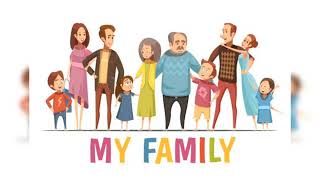 MY FAMILY VOCABULARY #Mother Father Sister Brother Grandmother Grandfather Joint and Nuclear family Resimi