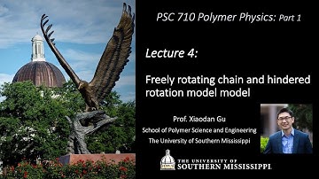 2019 PSC 710 Lecture 4 (part)  Freely rotating chain and hindered rotation model