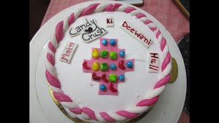 I made Candy Crush Cake for my sister's birthday !! Food Crushes !! #happybirthday #candycrush screenshot 4