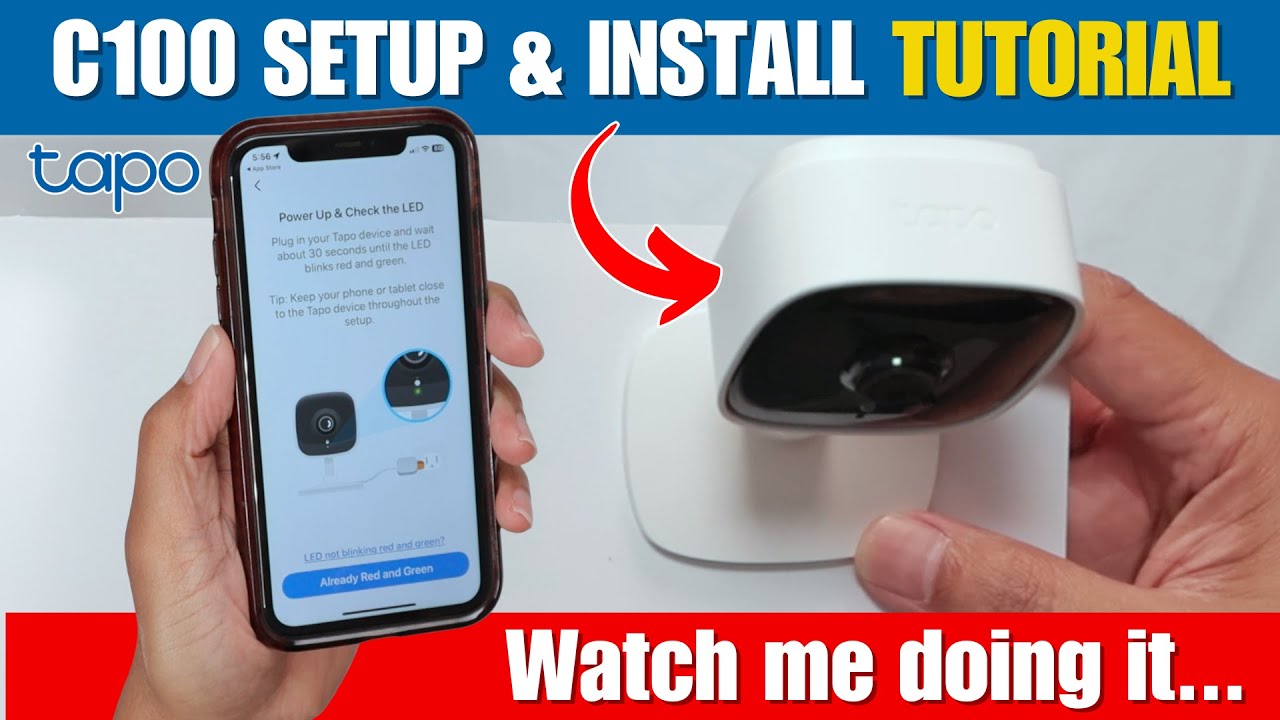 How to Install Tapo C100 - EASY STEP-by-STEP [Watch Me Doing It] - YouTube