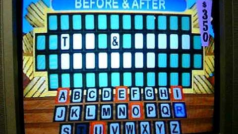 Playstation Wheel of Fortune Run Game 17 Part 3