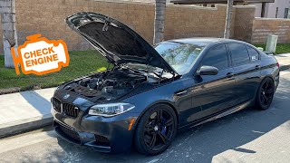 FIXING THE ISSUES ON MY F10 M5 !! *MAINTENANCE*